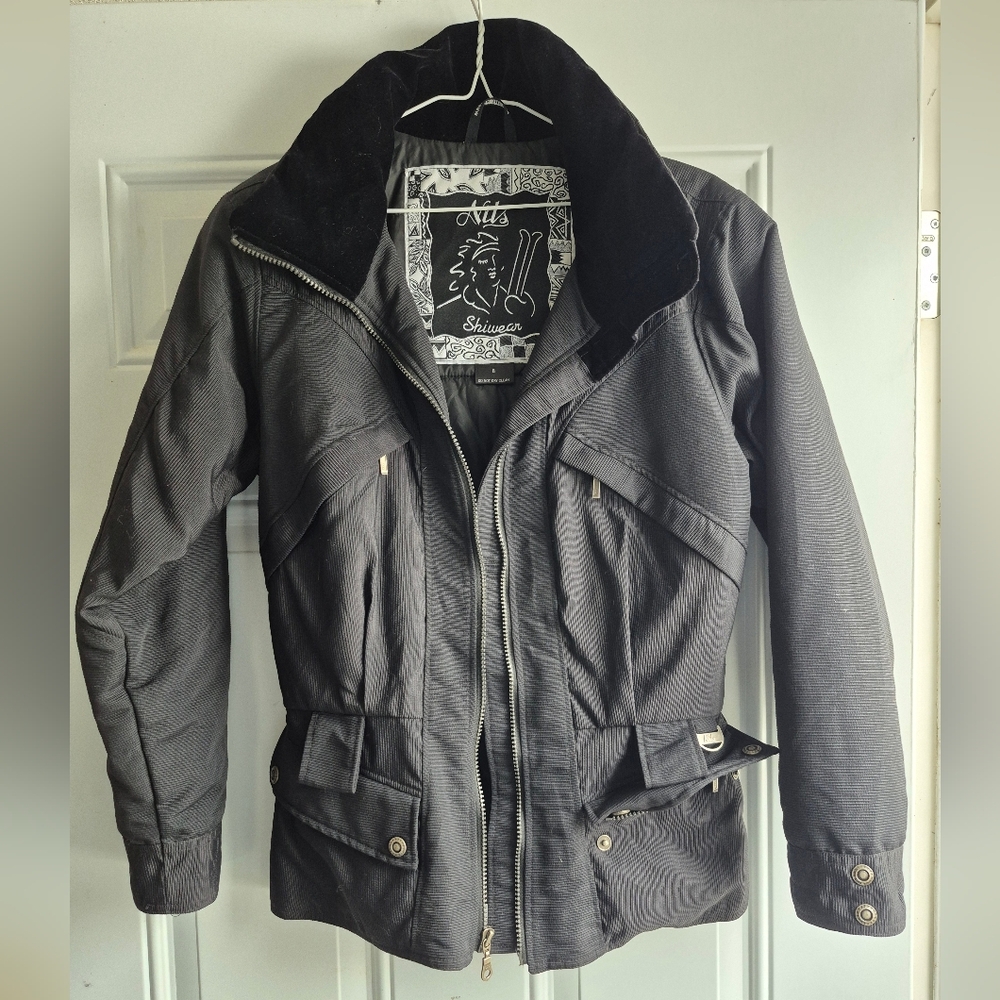 Nils Skiwear Black Winter Snow Ski Jacket